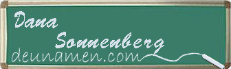 Dana Sonnenberg Visitenkarte